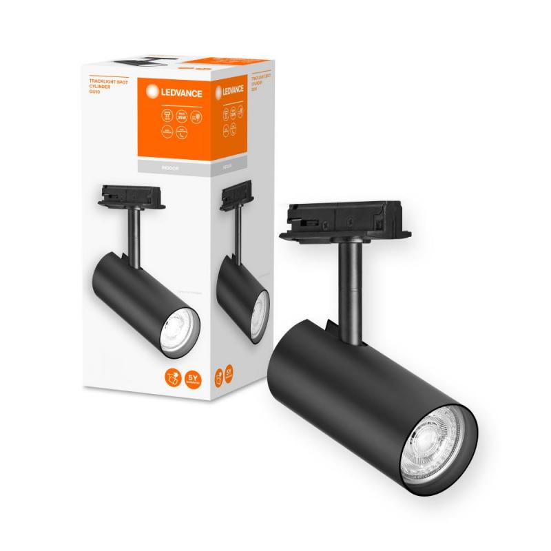 Ledvance 1-Phasen Schienen Leuchtkopf Tracklight Spot Cylinder GU10 schwarz